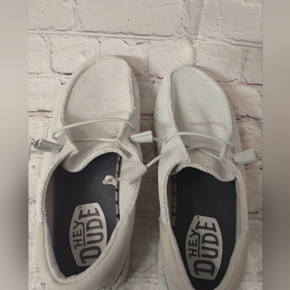 Hey Dude Slip On Wendy Funk Mono Size 10 Grey Chukka Shoes - Picture 7 of 10